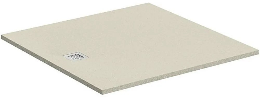 Cadita de dus patrata Ideal Standard Ultra Flat S 120x120 cm nisipiu