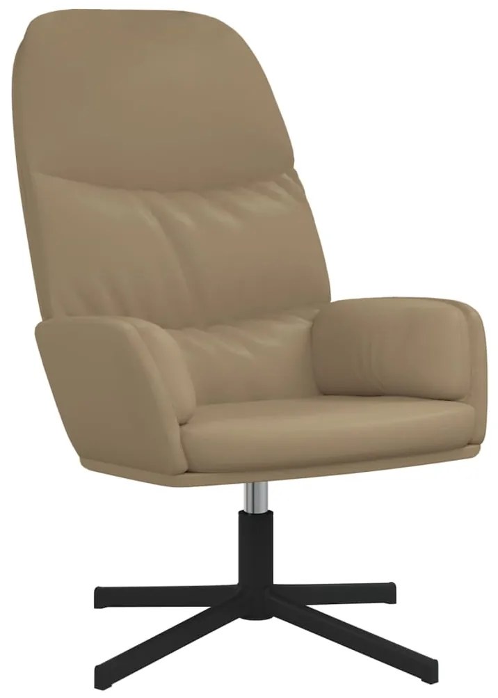 341059 vidaXL Scaun de relaxare, cappuccino, piele ecologică