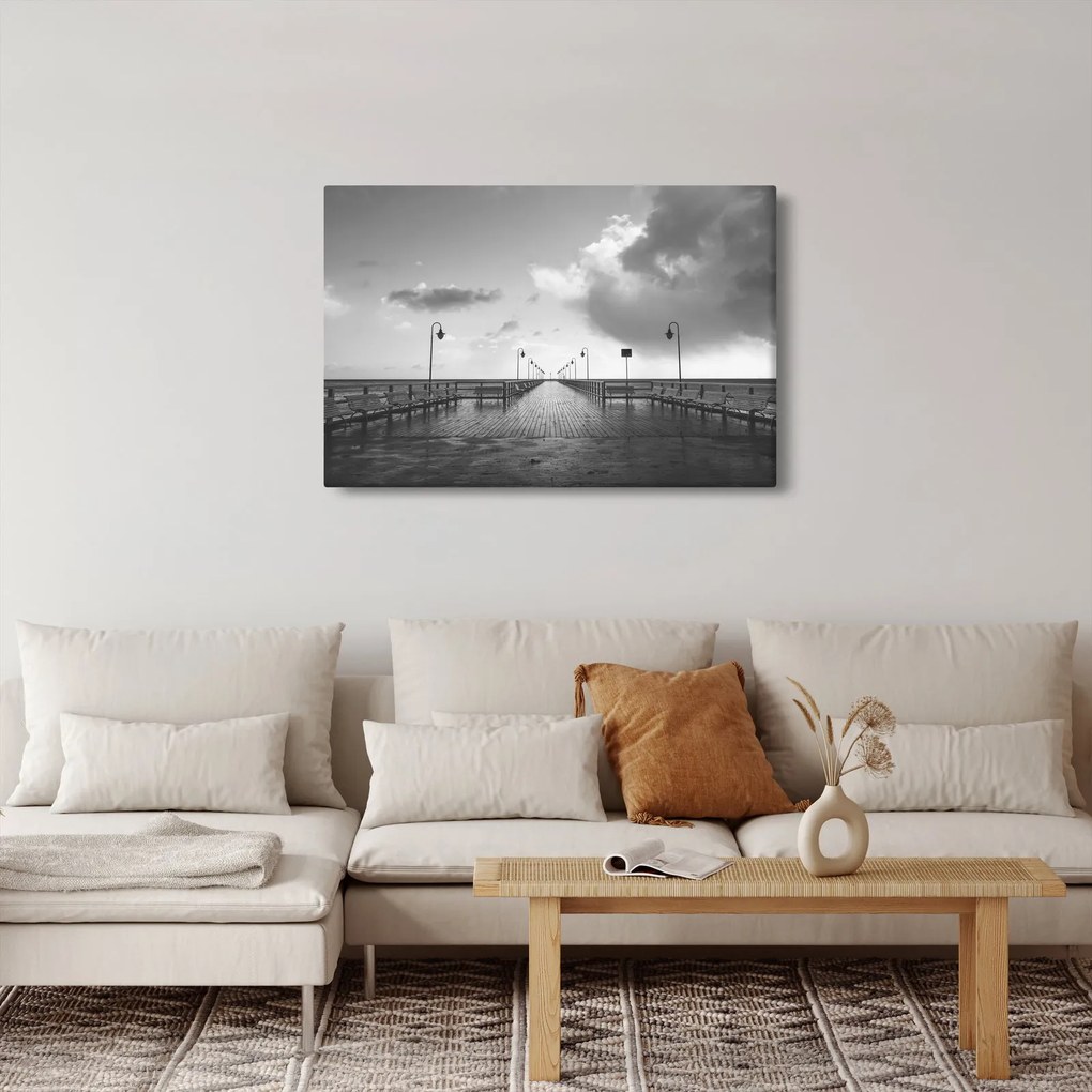Tablou - Promenada la mal (90x60 cm)