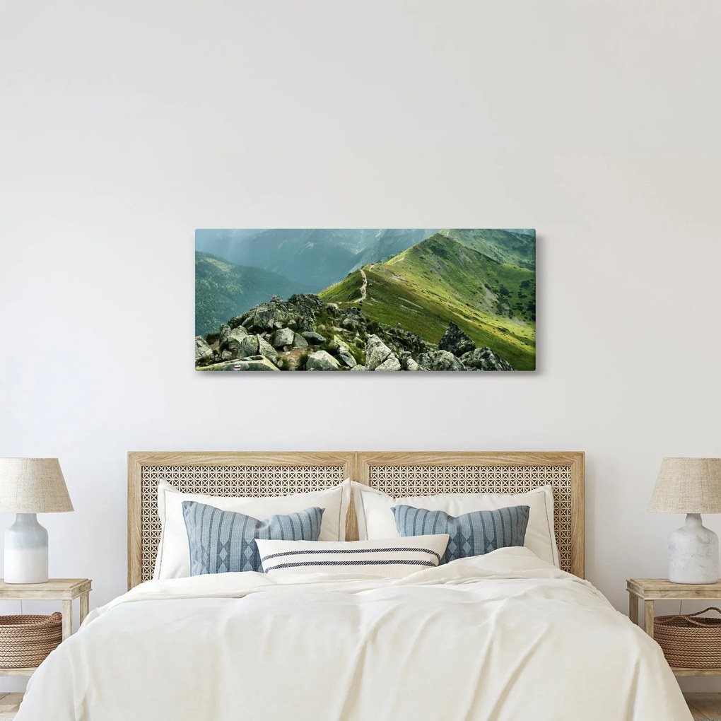 Tablou - Peisaj montan (120x50 cm)