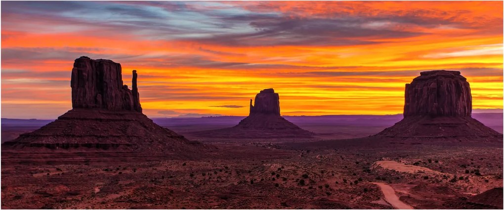 Tablou - Monumentul Valley în Arizona (120x50 cm)