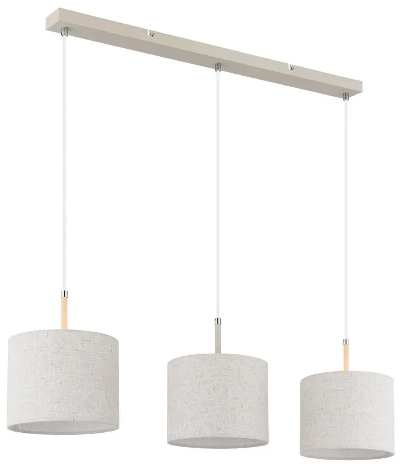 Globo 15968-3H - Candelabru DELEON suspendat pe cablu, 3xE27/40W/230V