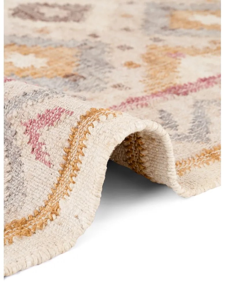 Covor crem țesut manual din iută 120x170 cm Roya Imani – Elle Decoration