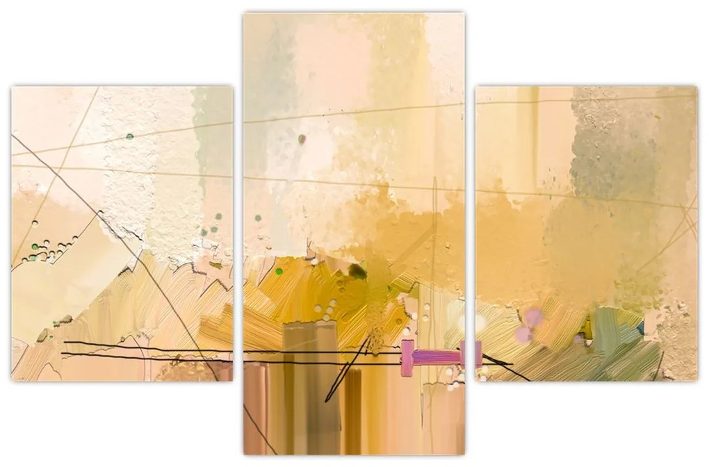 Tablou - Abstract, pictură în ulei (90x60 cm)