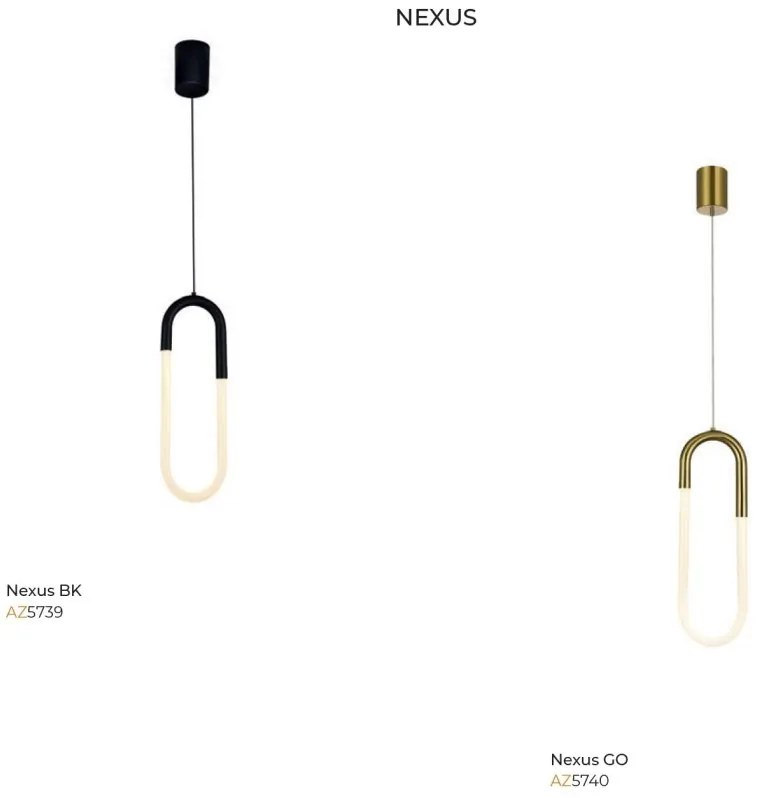Lustra/Pendul LED stil modern NEXUS BK
