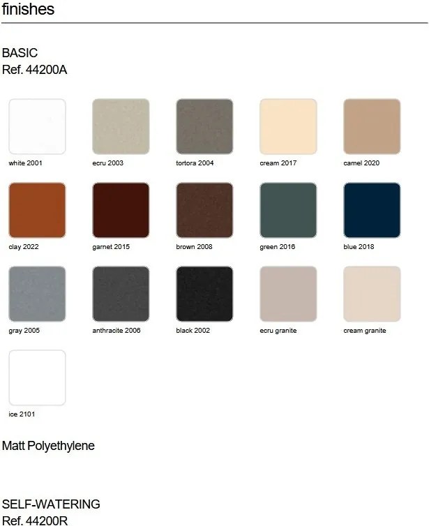 Ghiveci plante design decorativ modern exterior/interior ORIGAMI HANAMI 61x61x80cm