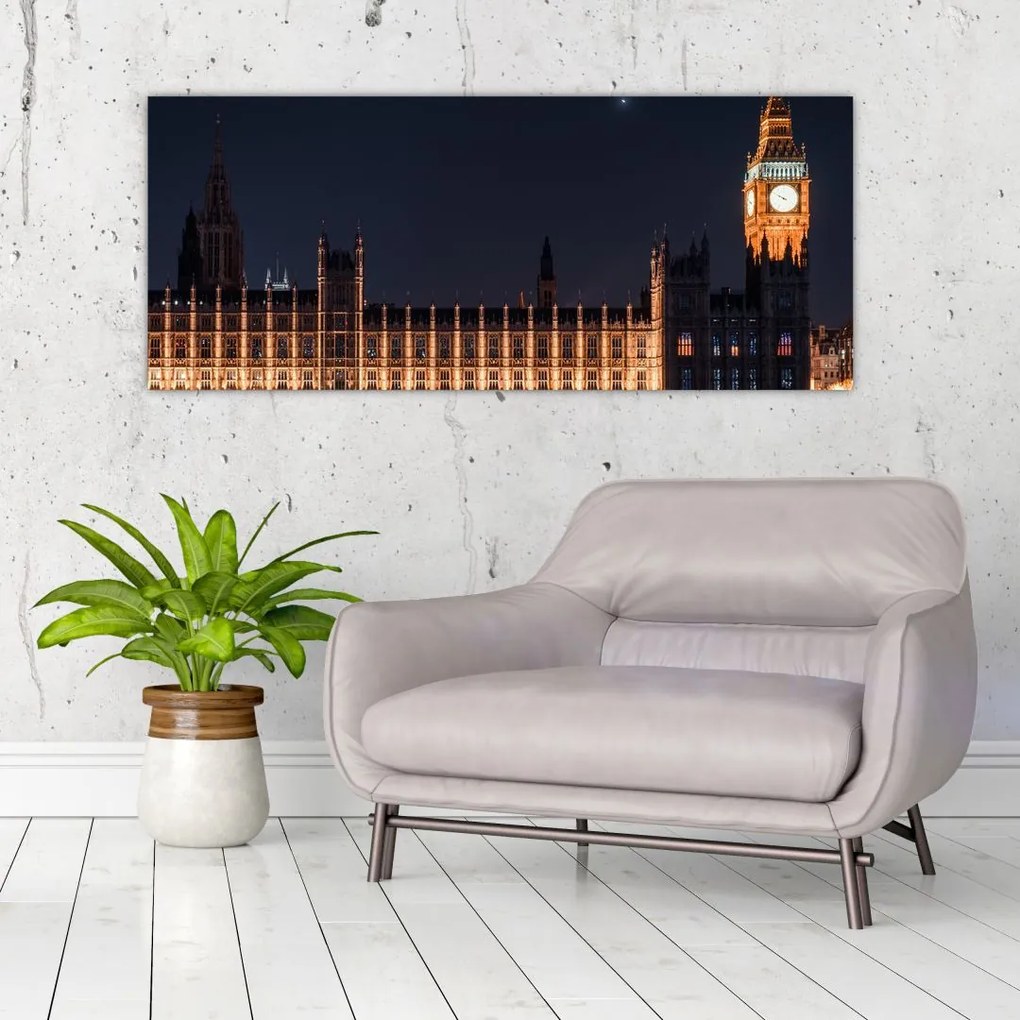 Tablou cu Big Ben din Londra (120x50 cm)