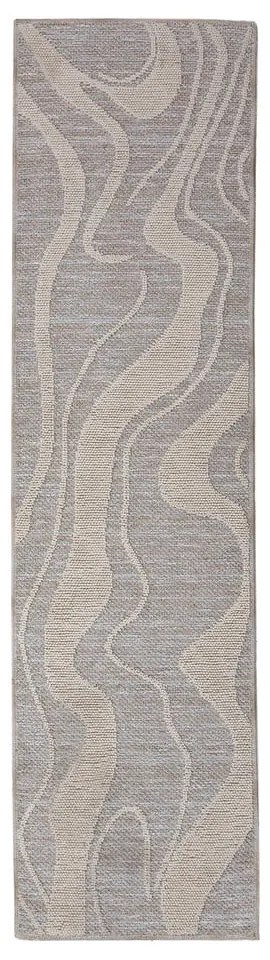 Covor tip traversă gri lavabil 60x223 cm Calder – Flair Rugs