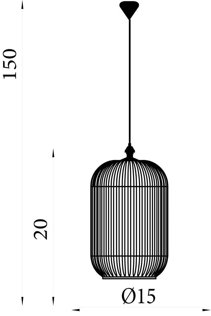 Pendul din sticla alba Pearl