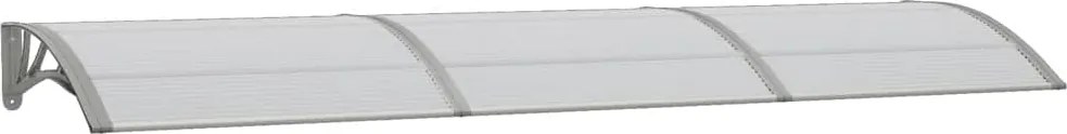 vidaXL Copertină de ușă, gri, 300x75 cm, policarbonat