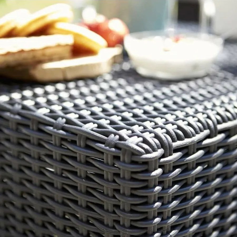 Masă de grădină Keter California 68 x 68 x 35 cm, grafit