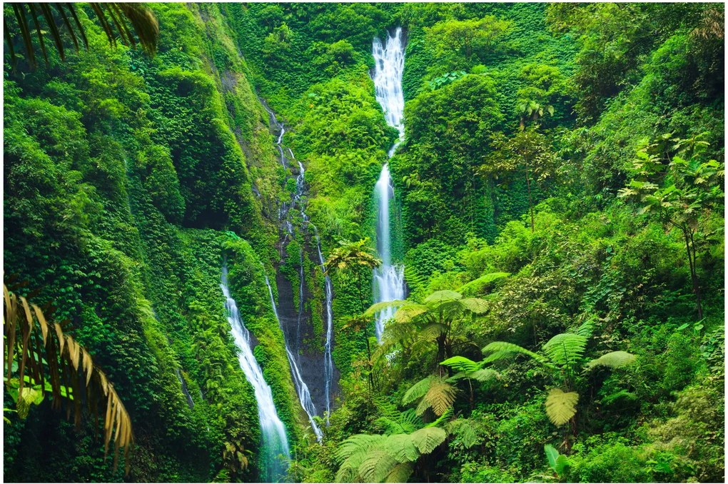 Tablou - Cascada Madakaripura, Java de Est, Indonezia (90x60 cm)