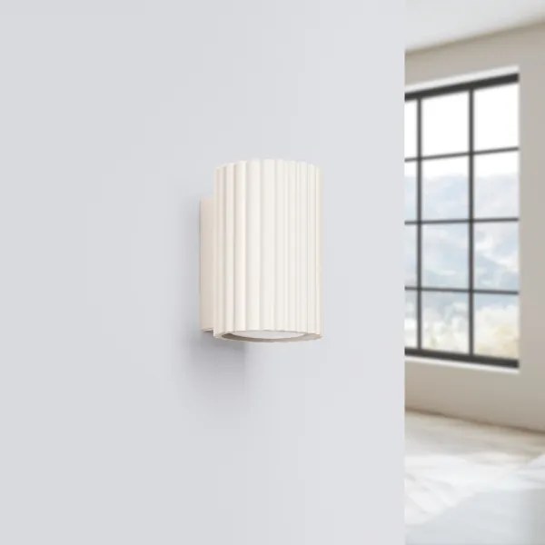 Brilagi - Aplică de perete LED CRESTO, 1xGU10/10W/230V, 10 cm, crem