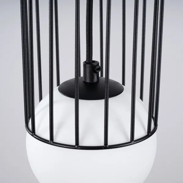 Lustră pe cablu Sollux SL.1332 BRINA 1xG9/8W/230V negru