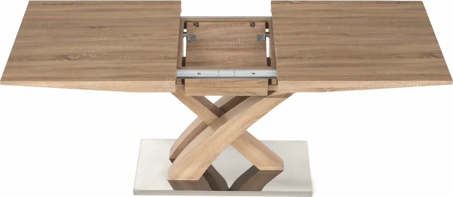 Masă dining,  stejar, 160-200x90 cm, BONET NEW TIP 2