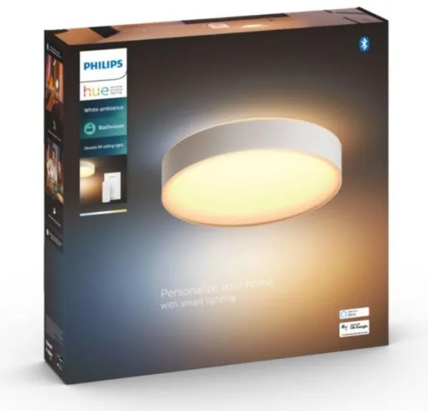 Plafonieră LED pentru baie dimabilă Hue LED/19,2W/230V IP44 d. 381 mm Philips + telecomandă