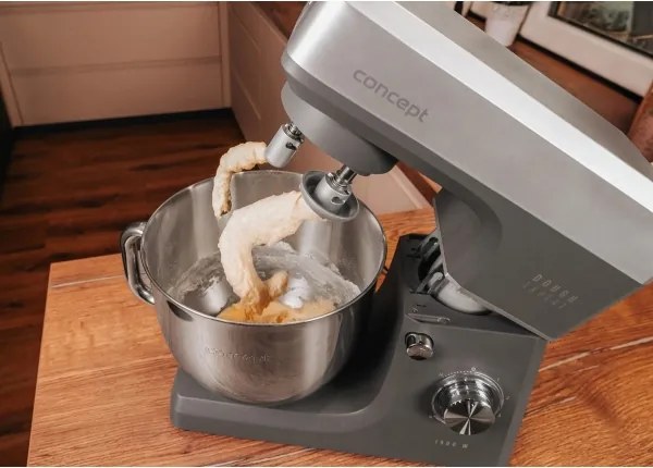 Concept RM6010 - Robot de bucătărie DOUGH EXPERT, 1900 W/230 V, antracit/inox