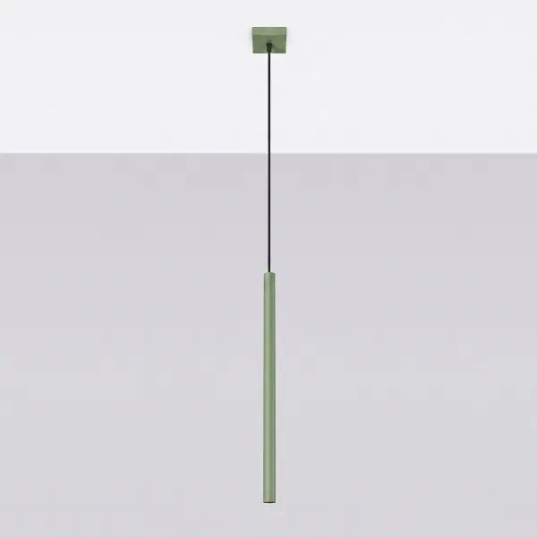 Sollux SL.2133 - Pendul pe cablu PASTELO 1xG9/8W/230V verde