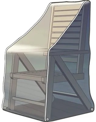 Husa de protectie pentru sezlong cu spatar inalt 66 x 66 x 120 cm