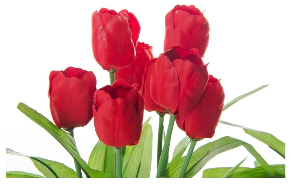 Set 3 flori artificiale în ghiveci Unimasa Tulip