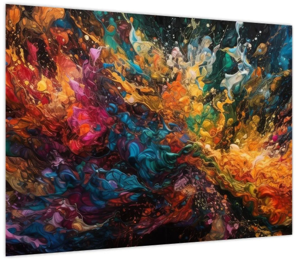 Tablou - Abstracția culorilor II. (70x50 cm)