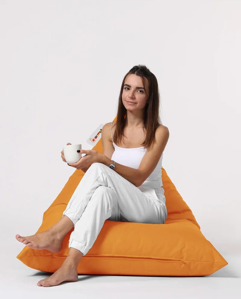 Fotoliu puf pentru grădină Pyramid Big Bed Pouf - Orange