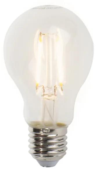 Lampă cu filament cu LED reglabilă E27 A60 5W 470 lm 2700 K.