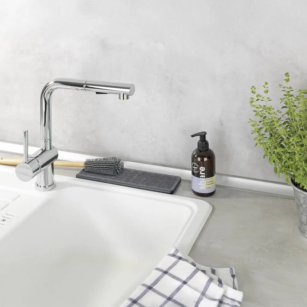 Scurgător de vase gri din diatomit 30x8 cm Damon – Wenko