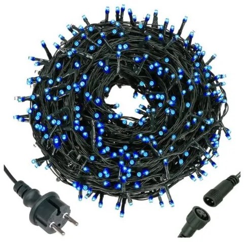 Instalație luminoasă de Crăciun 18m 300 LED Albastru