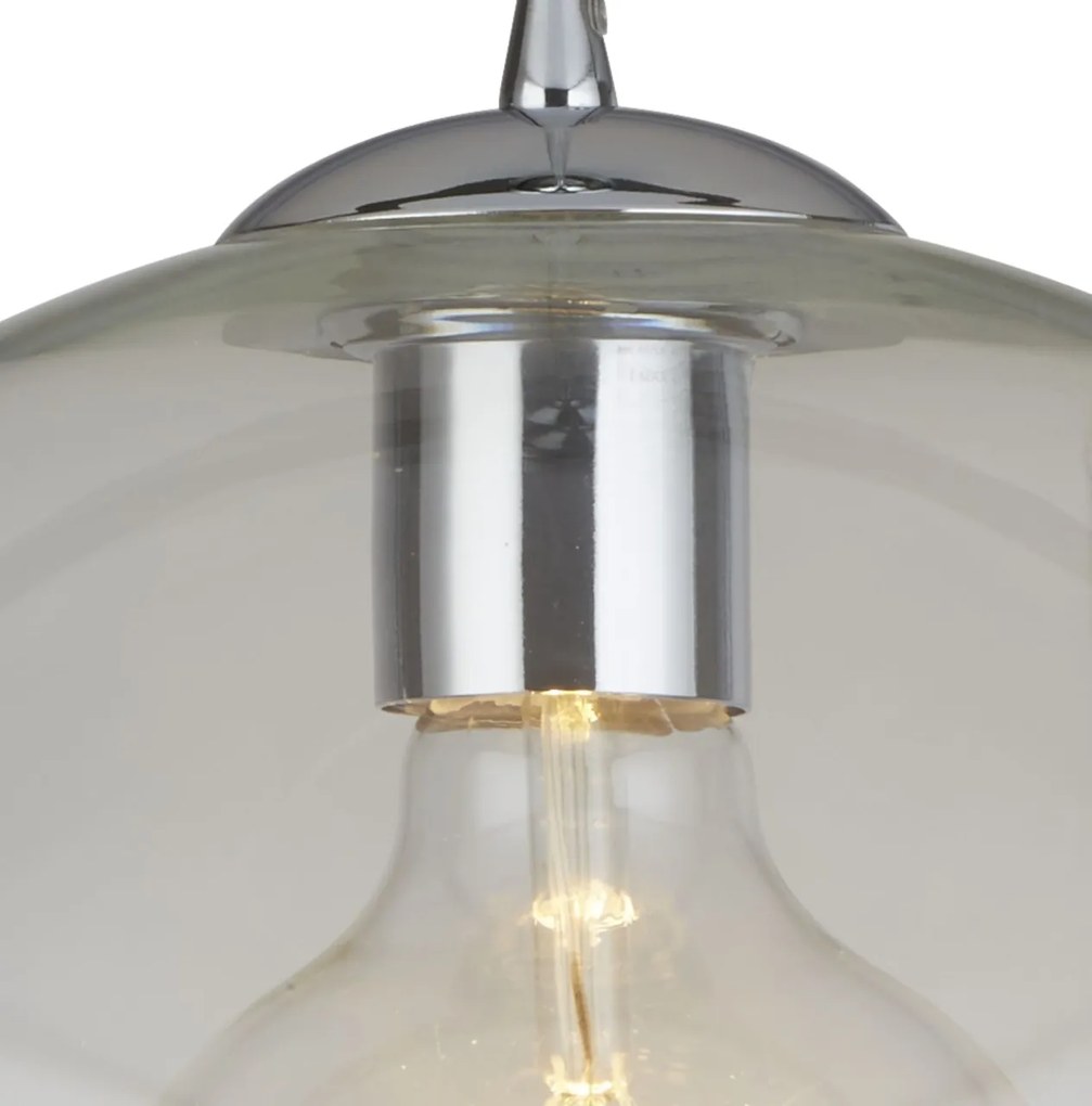 Lustra / Pendul design modern 35cm Balls crom / clar 1635CL SRT