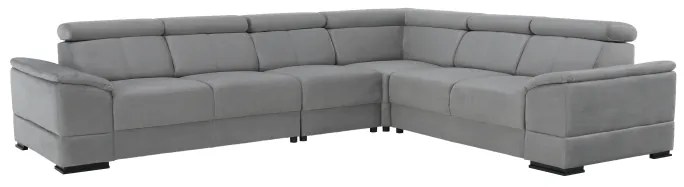 Coltar SEGORIA stanga gri, 258/325/80 cm