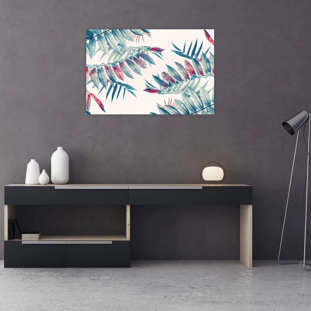 Tablou - Frunze tropicale (90x60 cm)