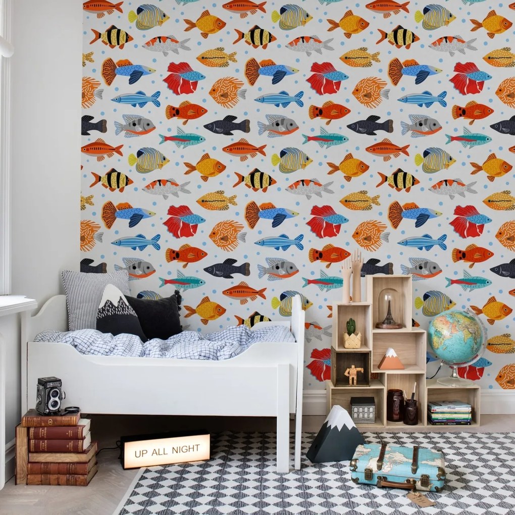 Fototapet, Fish Shoal, Day, Rebel Walls