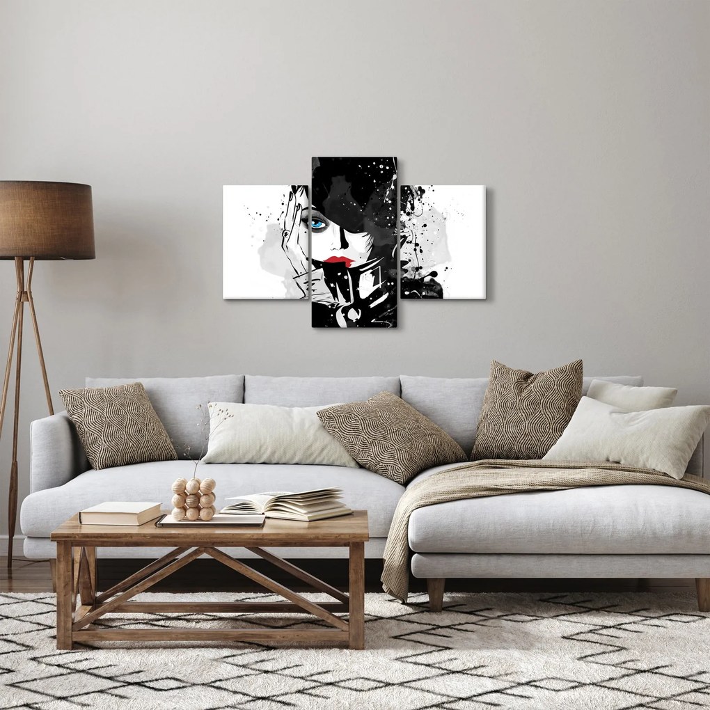 Tablou - Femeia misterioasă (90x60 cm)