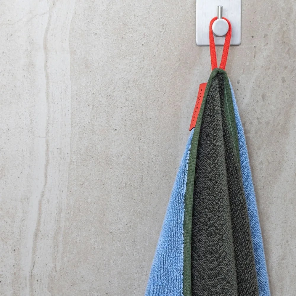 Prosoape verde-închis/albastre 2 buc. din bumbac organic din frotir 40x55 cm Soft – Mette Ditmer Denmark