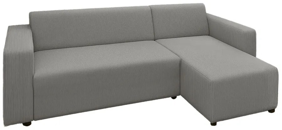 Husa elastica pentru canapea de colt MONDO, colt dreapta Culoare: Gri