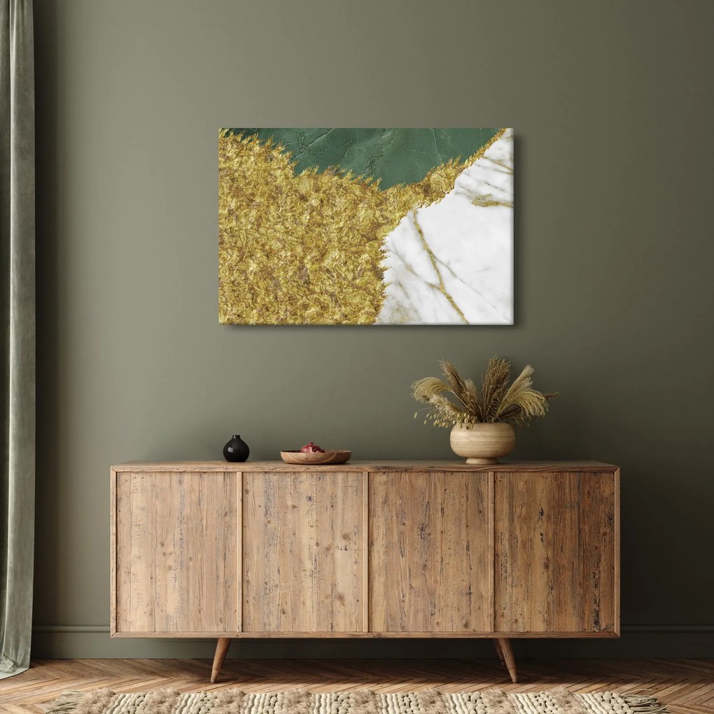Tablou - Marmură verde N⁰2 (90x60 cm)