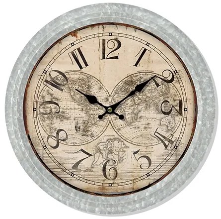 Ceas de perete Map din metal 37 cm