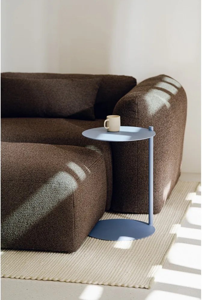 Măsuță auxiliară rotundă din oțel 41x40 cm Ande – noo.ma