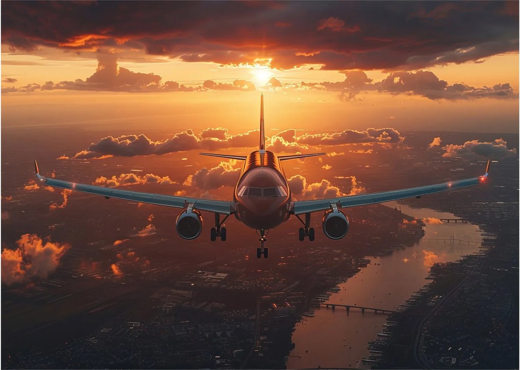 Tablou - Avion de transport (70x50 cm)