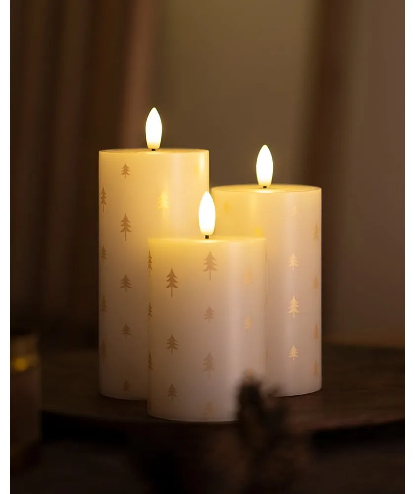 Lumânări LED 3 buc. (înălțime 15 cm) Sille – Sirius