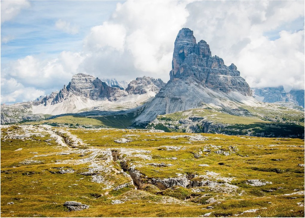 Tablou pe sticlă - Dolomite italiene (70x50 cm)
