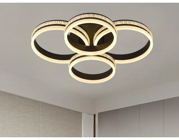 Plafonieră aplicată dimabilă LED/150W/230V 3000-6500K + telecomandă