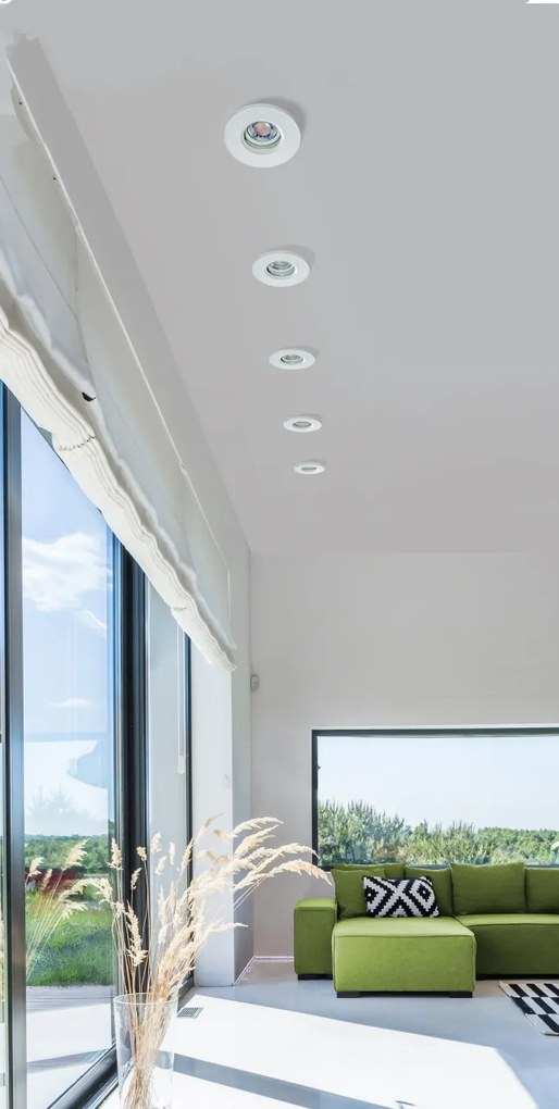 Spot de exterior incastrabil IP65 IKA ROUND negru