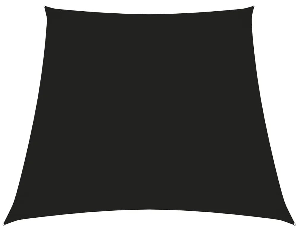 vidaXL Parasolar, negru, 2/4x3 m, țesătură oxford, trapez