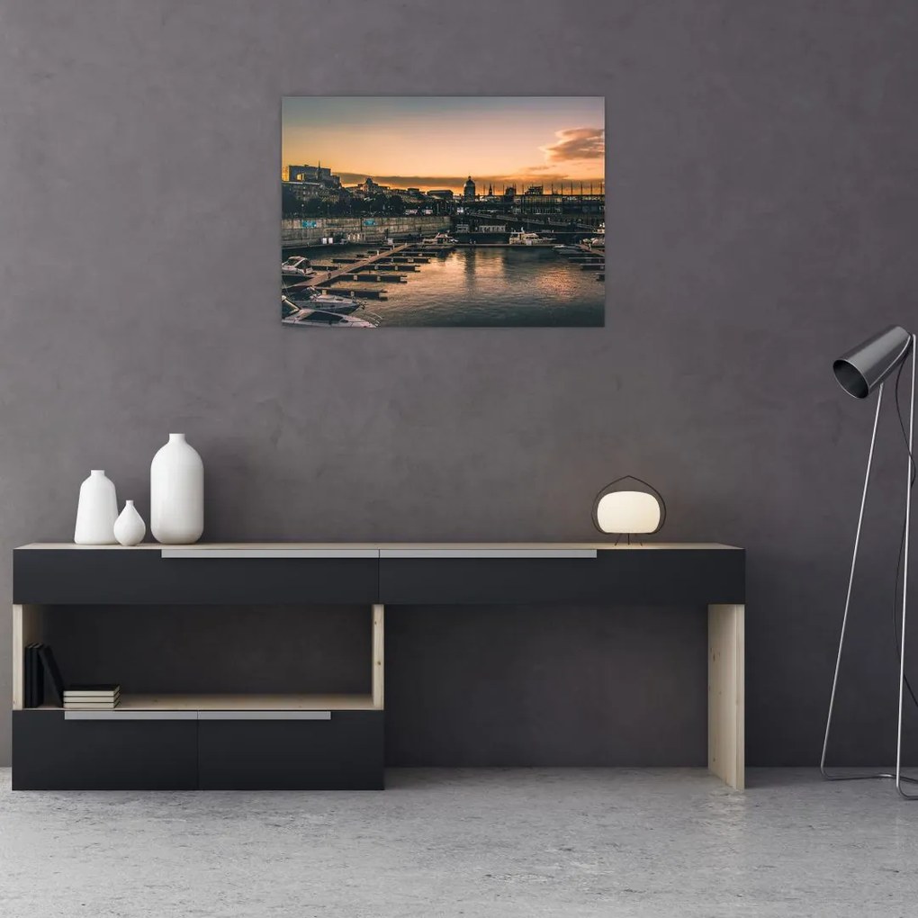 Tablou - orașul port (70x50 cm)