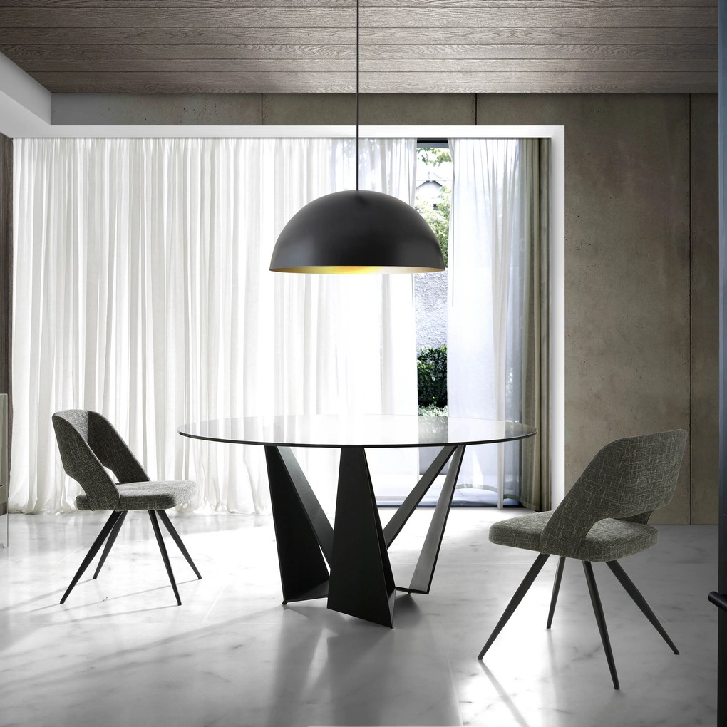Masa eleganta design modern Ruby, 150cm AC-CT2061R-NEGRO