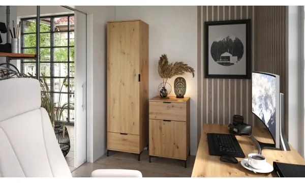 Dulap cu sertar LORA stejar artizan