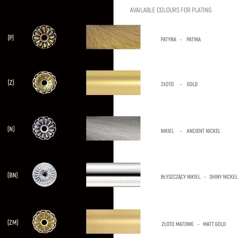 Candelabru cu 6 brate design LUX realizat manual BARI