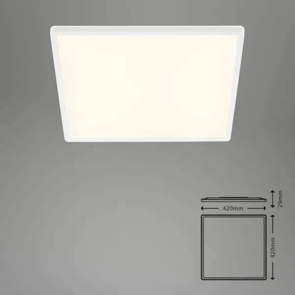 Plafonieră LED SLIM LED/22W/230V 42x42 cm Briloner 7158-416